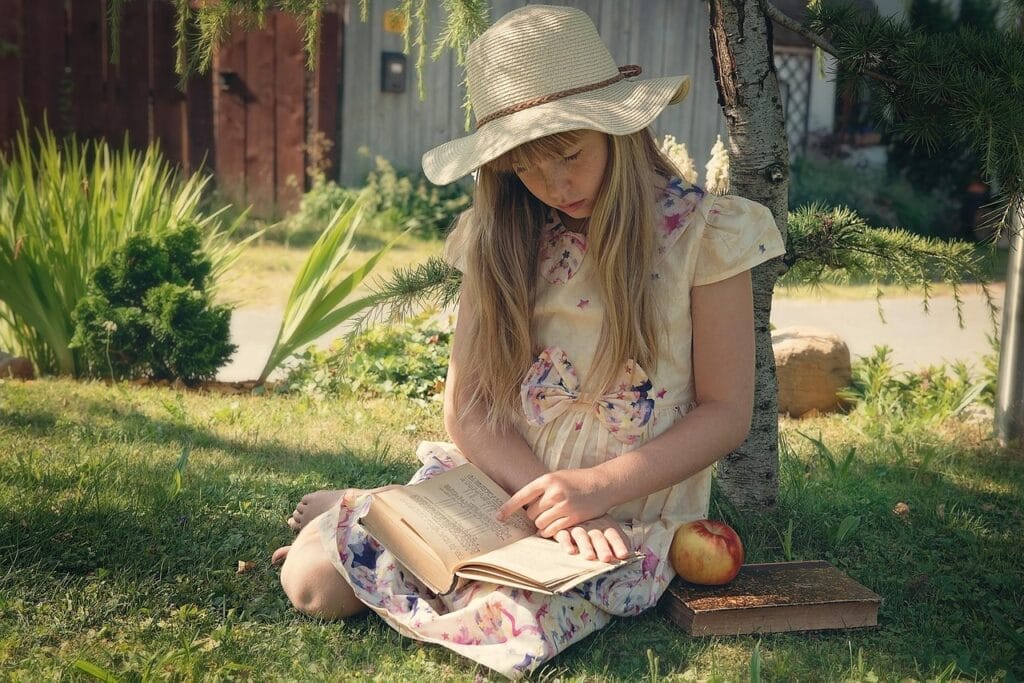 girl, read, book, child, outdoors, reading, leisure, blonde girl, little girl, bookworm, knowledge, nature, hat, long hair, summer, learn, literature, meadow, read, reading, reading, reading, reading, reading, little girl, knowledge