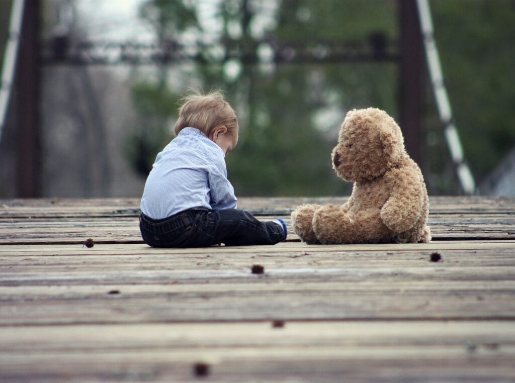 baby, teddy bear, play, toy, teddy, bear, cute, child, small, boy, sitting, bridge, outdoors, baby, baby, baby, baby, baby, child, child