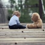 baby, teddy bear, play, toy, teddy, bear, cute, child, small, boy, sitting, bridge, outdoors, baby, baby, baby, baby, baby, child, child