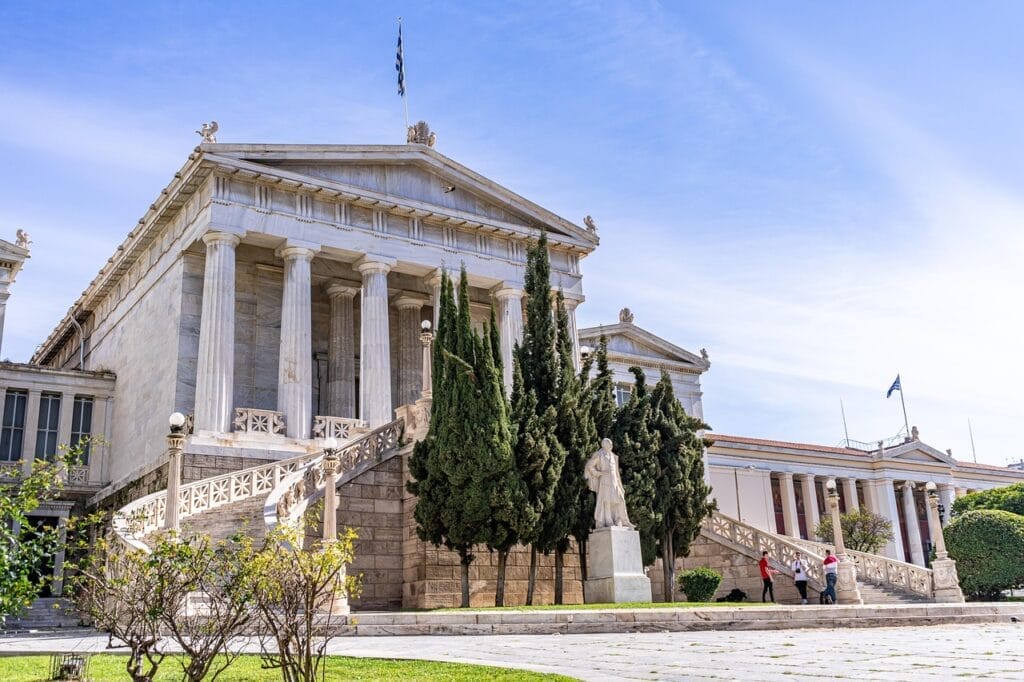 university, greece, athens, building, architecture, culture, temple, greek, archaeology, travel, university, university, university, university, university, greece, athens